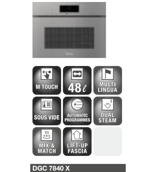 美诺Miele嵌入式DGC 7840X蒸烤箱XL